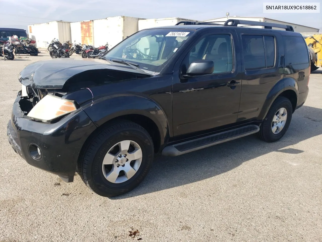 2009 Nissan Pathfinder S VIN: 5N1AR18UX9C618862 Lot: 75621624