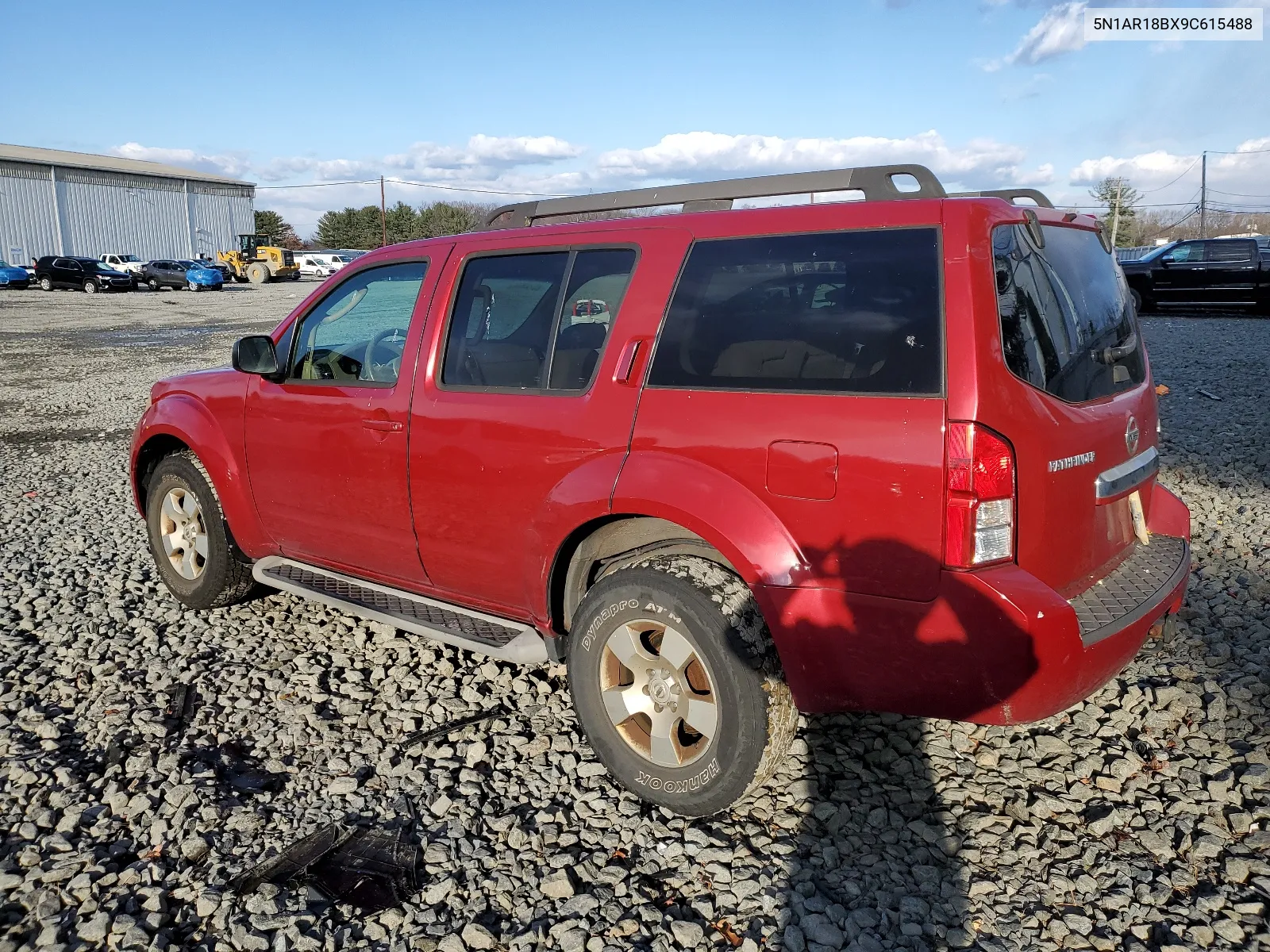 2009 Nissan Pathfinder S VIN: 5N1AR18BX9C615488 Lot: 77123443