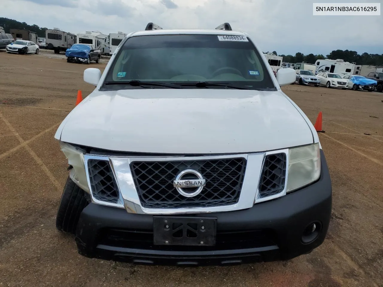 2010 Nissan Pathfinder S VIN: 5N1AR1NB3AC616295 Lot: 64088934