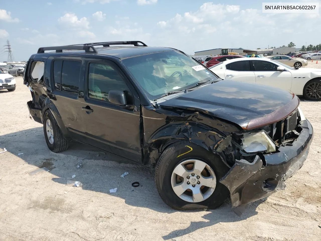 2010 Nissan Pathfinder S VIN: 5N1AR1NB5AC602267 Lot: 66125984