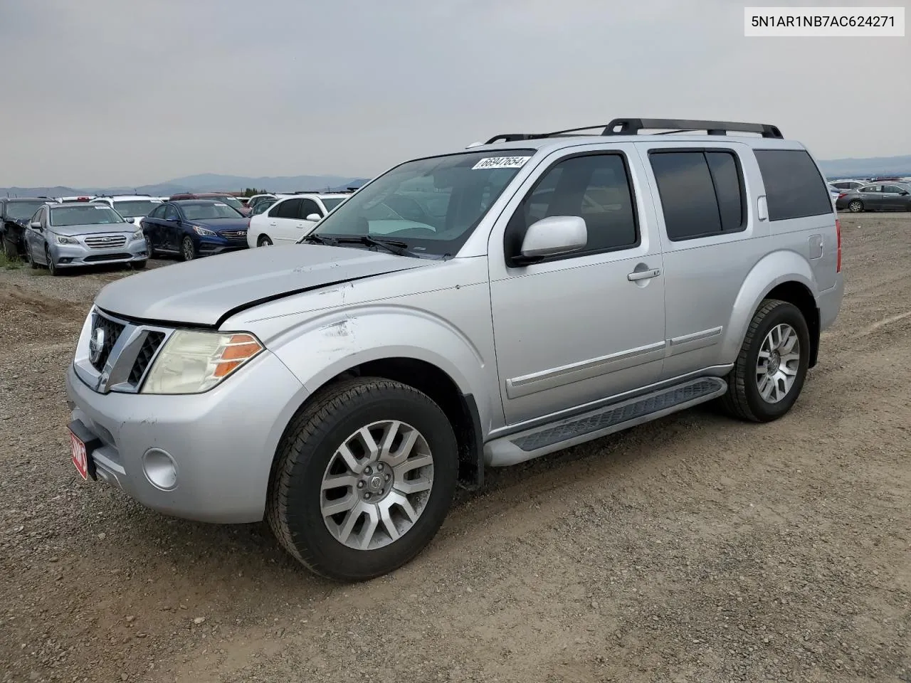 2010 Nissan Pathfinder S VIN: 5N1AR1NB7AC624271 Lot: 66947654