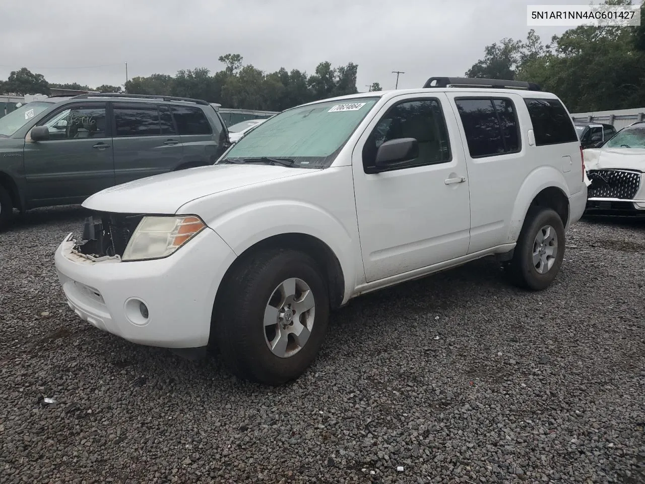 2010 Nissan Pathfinder S VIN: 5N1AR1NN4AC601427 Lot: 70624864