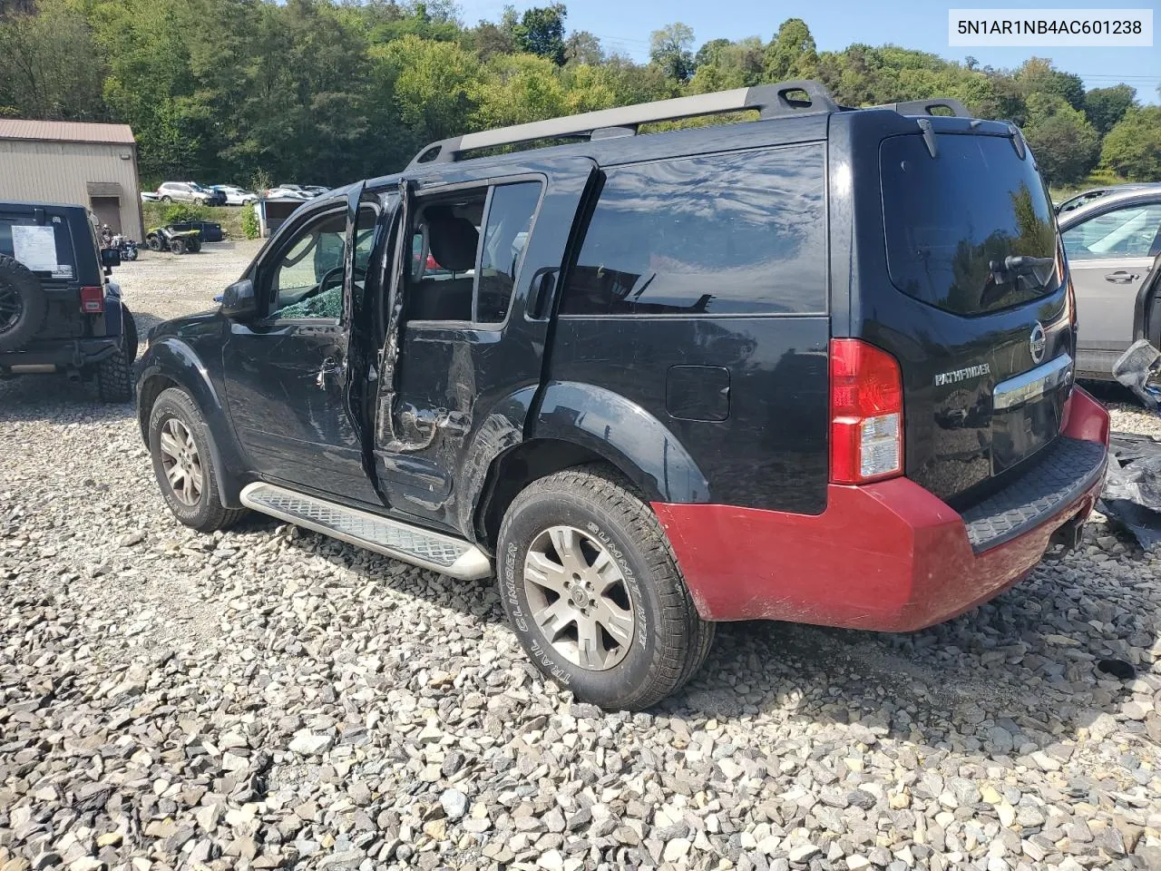 2010 Nissan Pathfinder S VIN: 5N1AR1NB4AC601238 Lot: 70742234