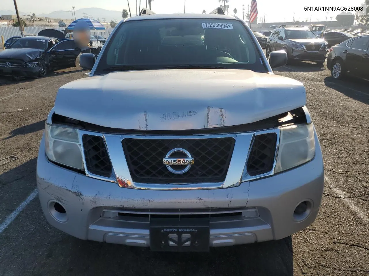 2010 Nissan Pathfinder S VIN: 5N1AR1NN9AC628008 Lot: 73550694