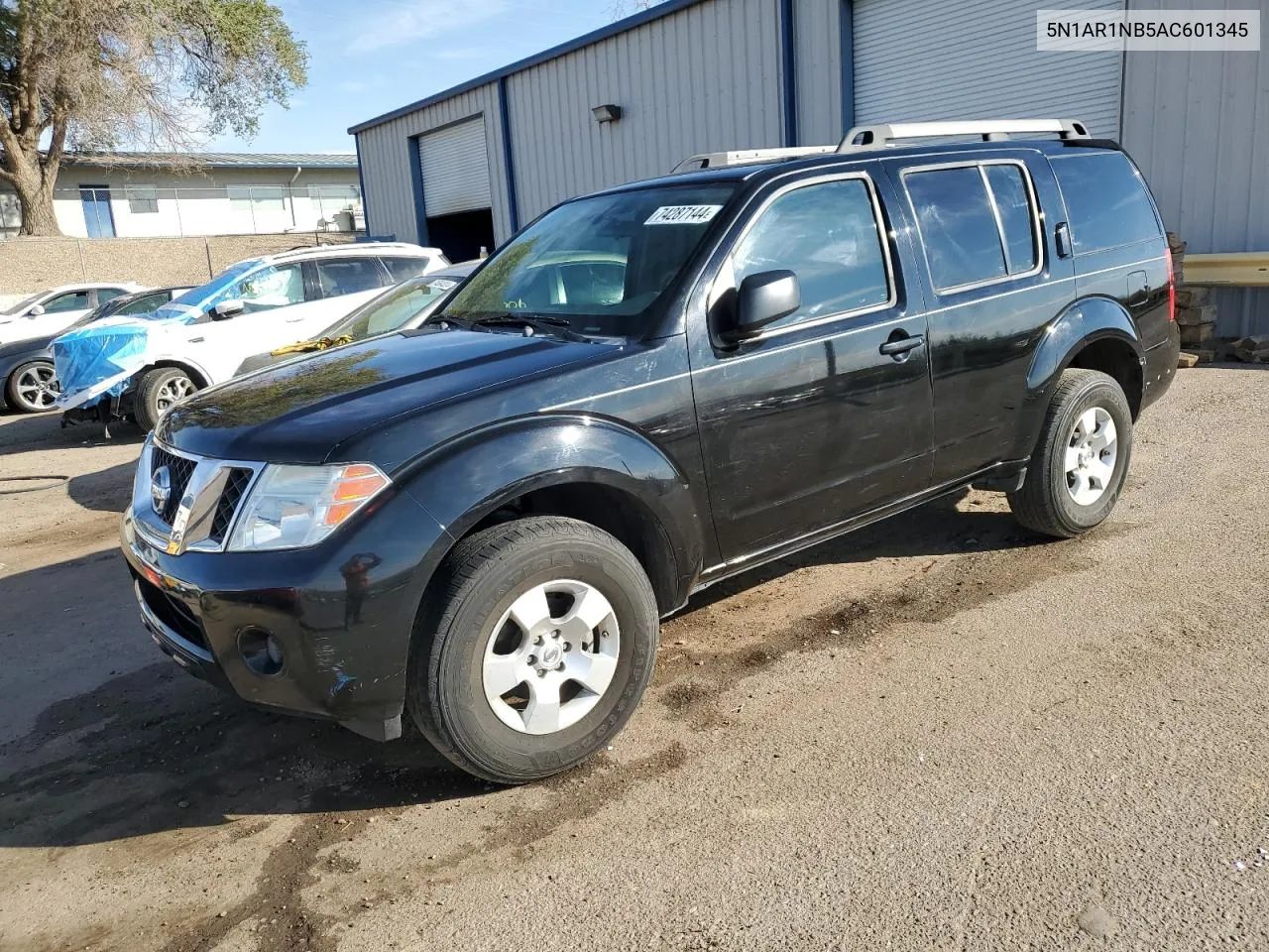 2010 Nissan Pathfinder S VIN: 5N1AR1NB5AC601345 Lot: 74287144