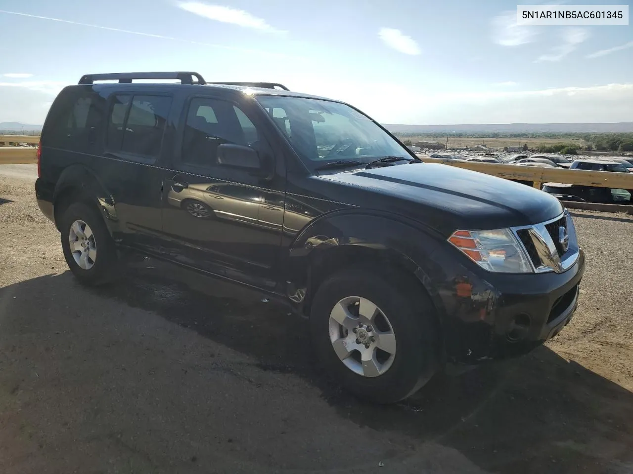 2010 Nissan Pathfinder S VIN: 5N1AR1NB5AC601345 Lot: 74287144