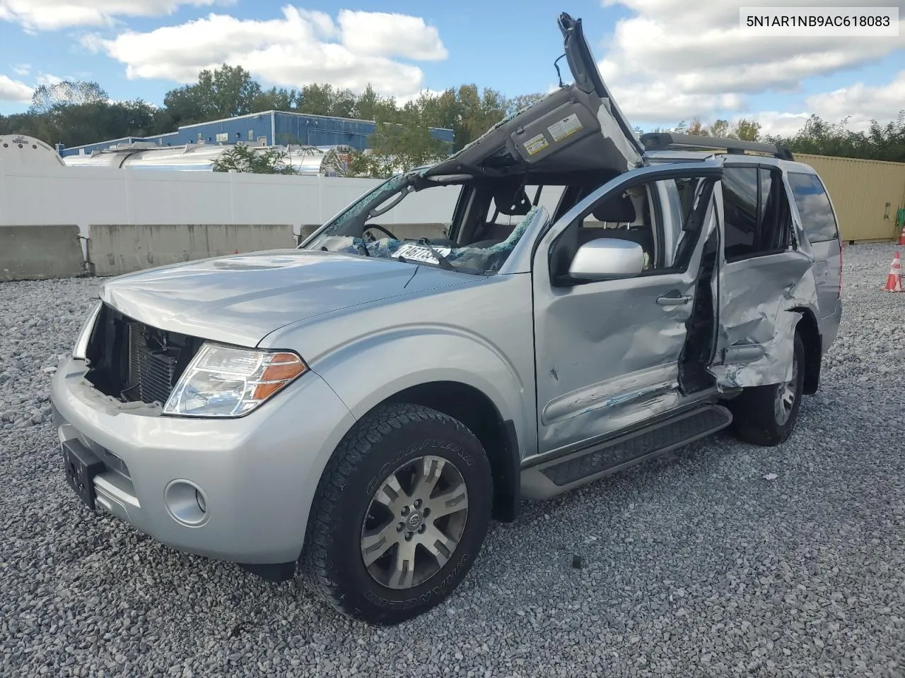 2010 Nissan Pathfinder S VIN: 5N1AR1NB9AC618083 Lot: 74677334