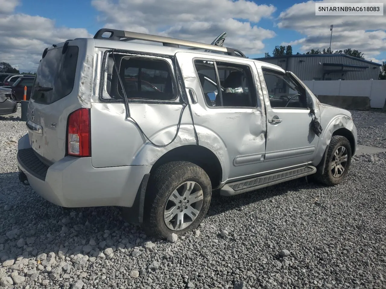 2010 Nissan Pathfinder S VIN: 5N1AR1NB9AC618083 Lot: 74677334