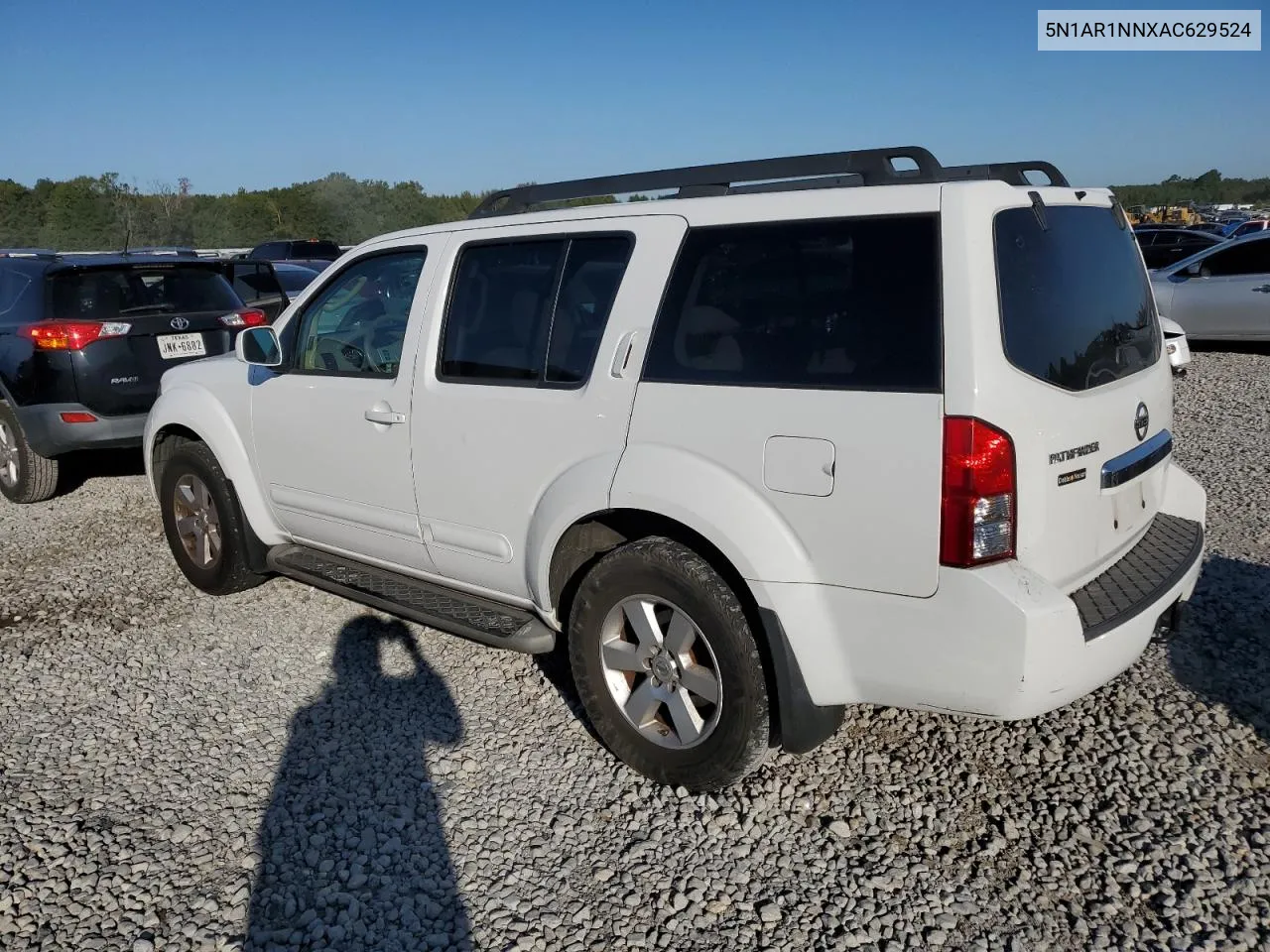 5N1AR1NNXAC629524 2010 Nissan Pathfinder S