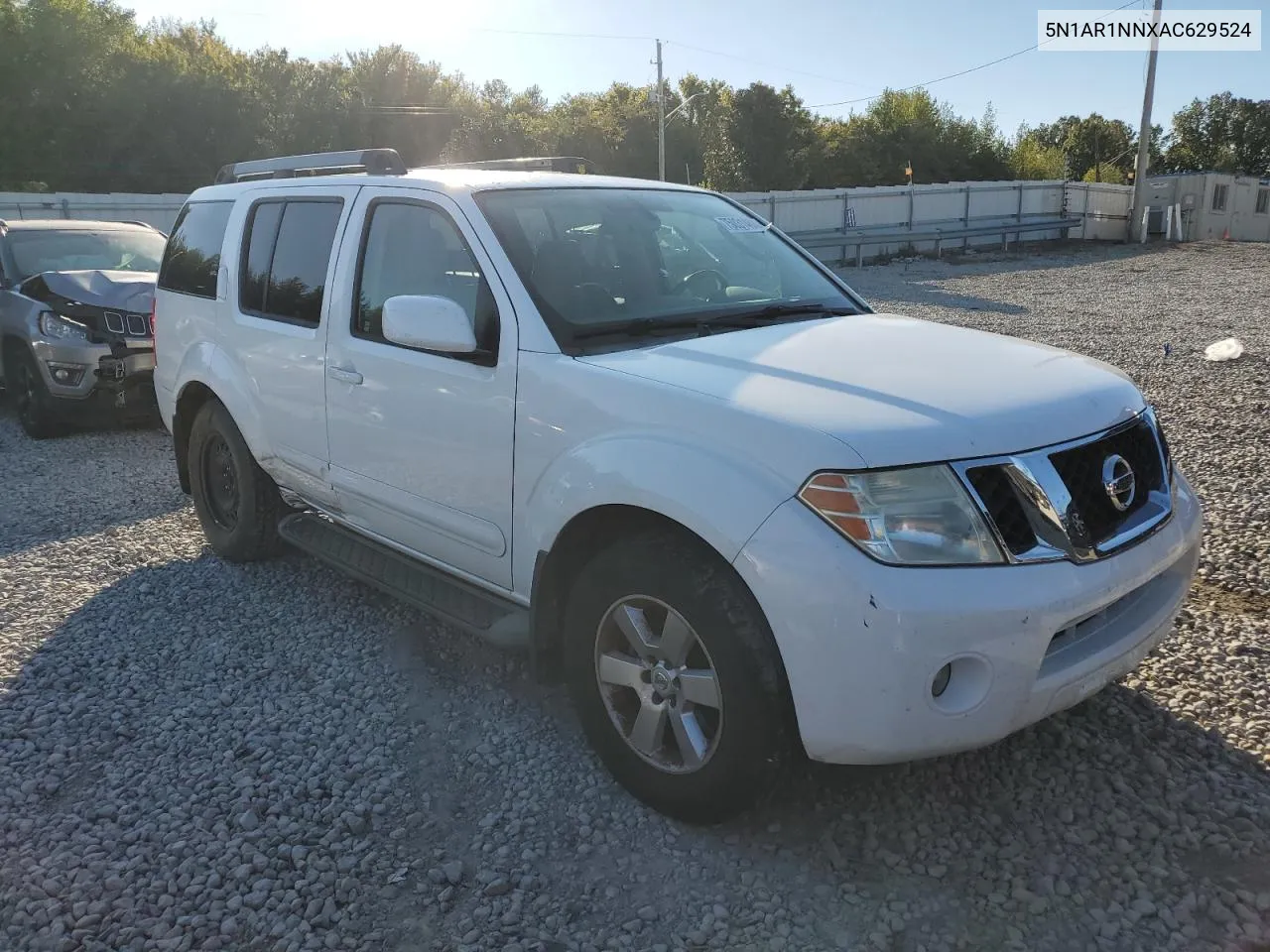 2010 Nissan Pathfinder S VIN: 5N1AR1NNXAC629524 Lot: 75031484