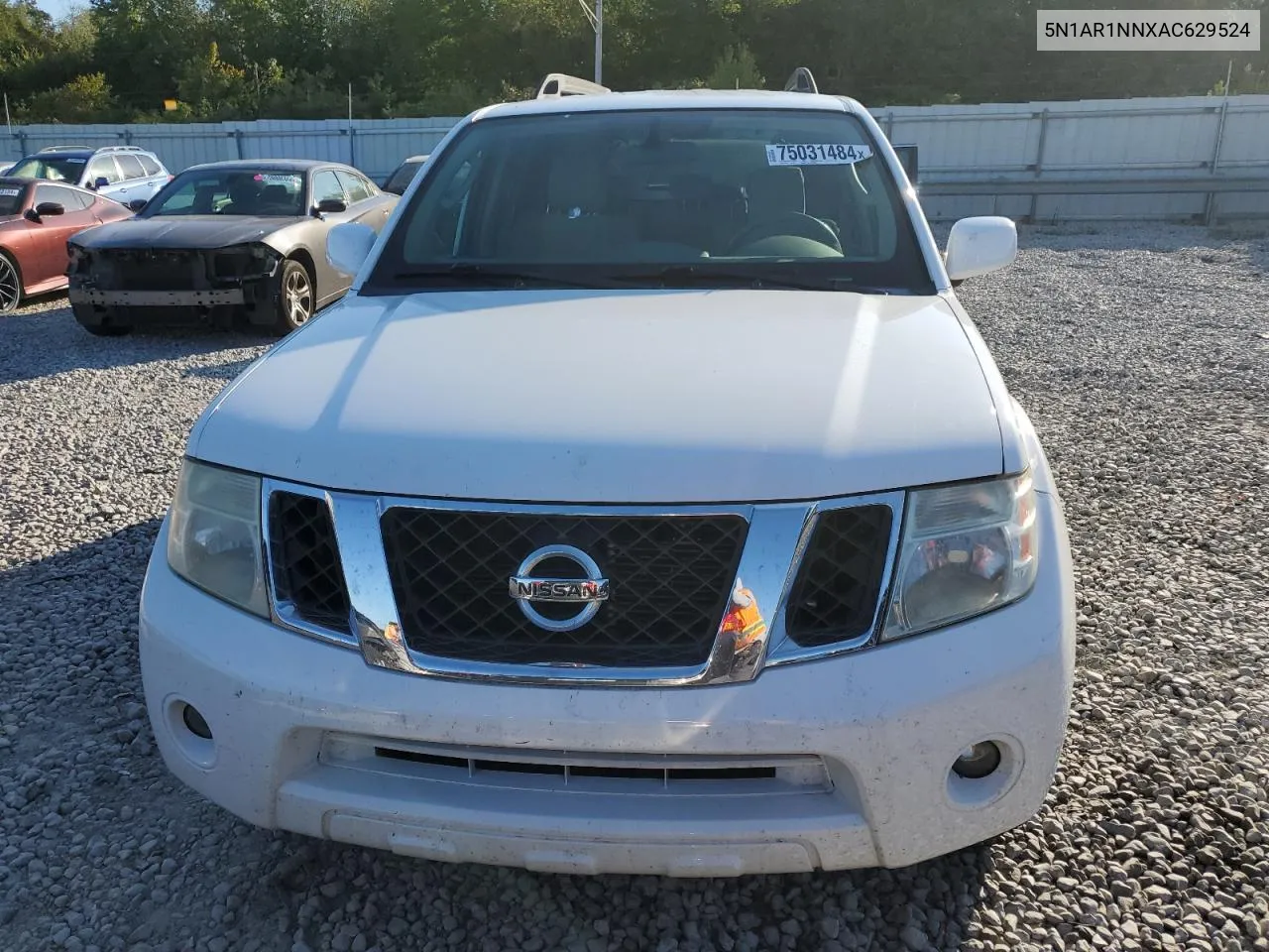 2010 Nissan Pathfinder S VIN: 5N1AR1NNXAC629524 Lot: 75031484