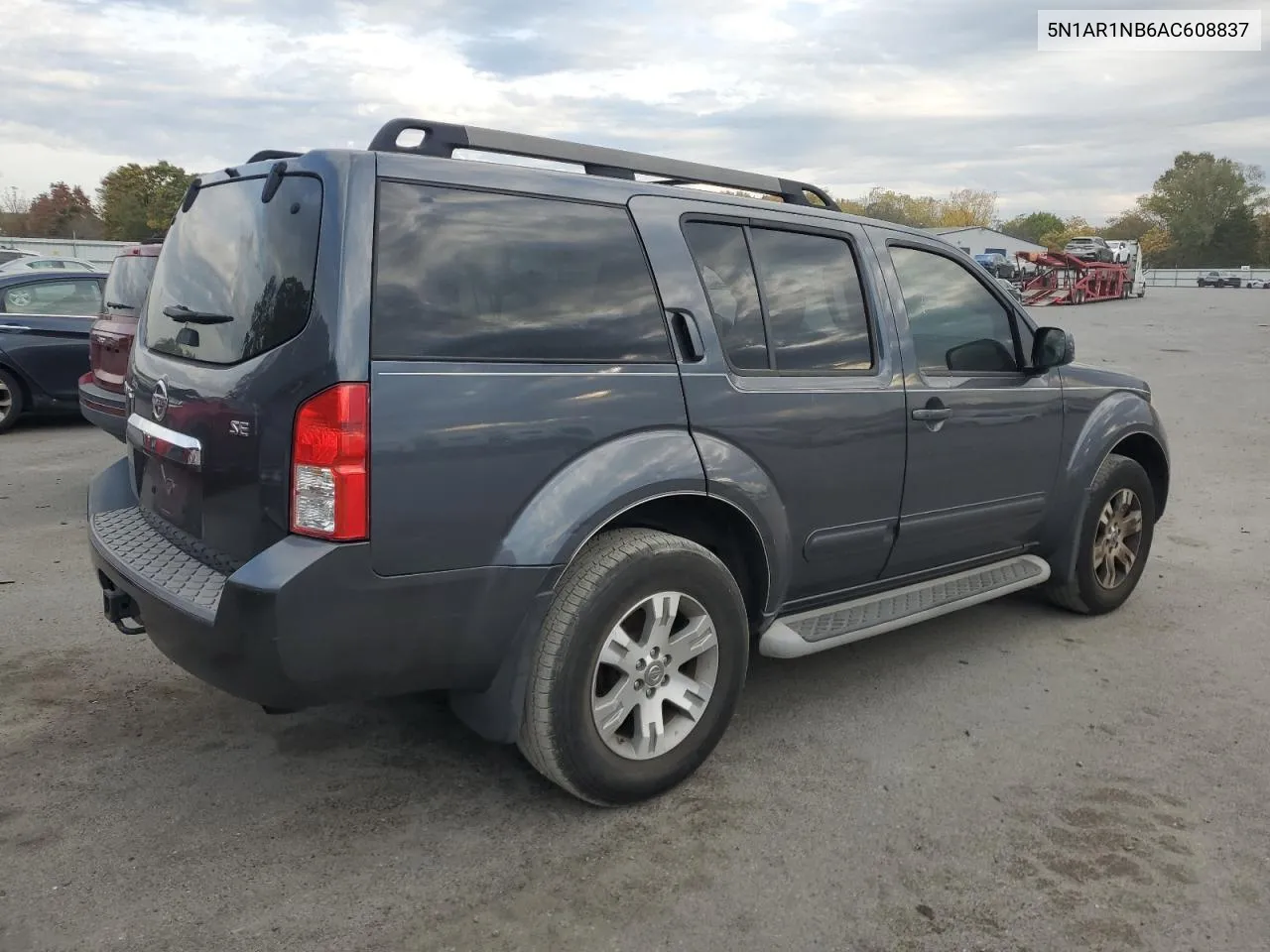 2010 Nissan Pathfinder S VIN: 5N1AR1NB6AC608837 Lot: 75717924