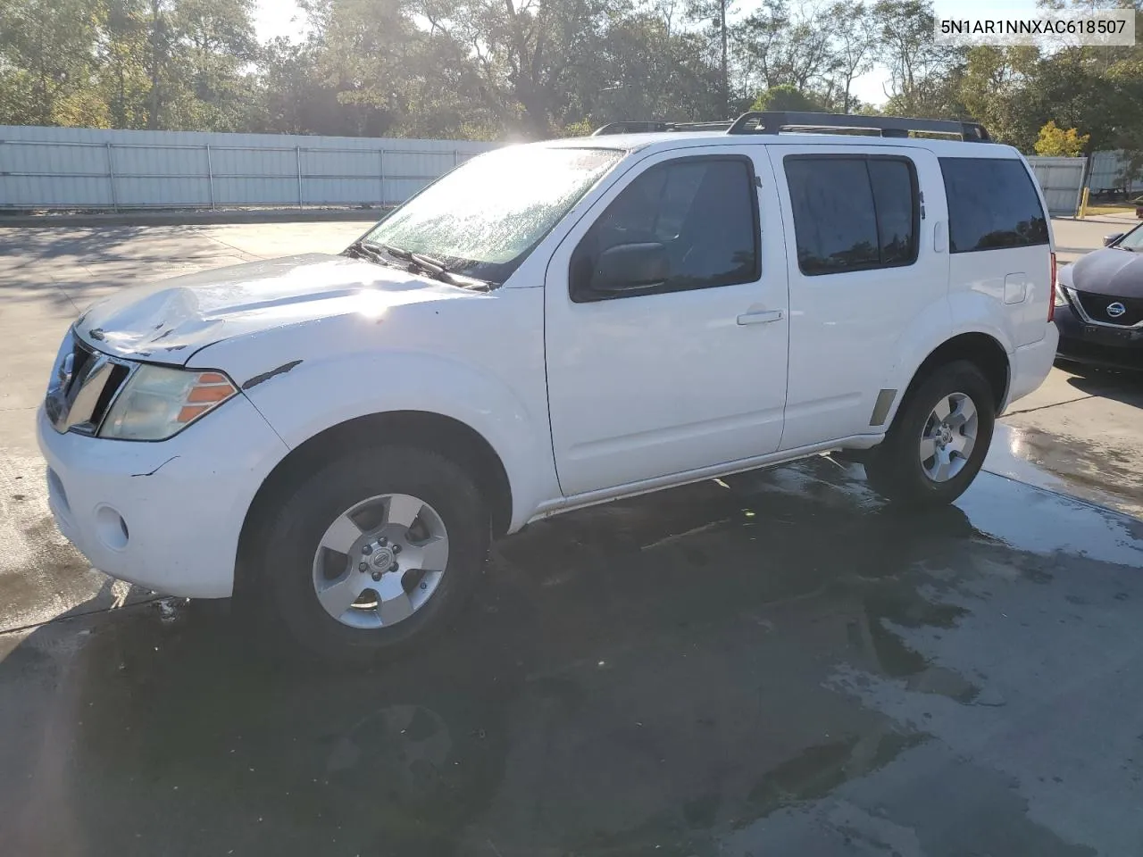 2010 Nissan Pathfinder S VIN: 5N1AR1NNXAC618507 Lot: 75807334