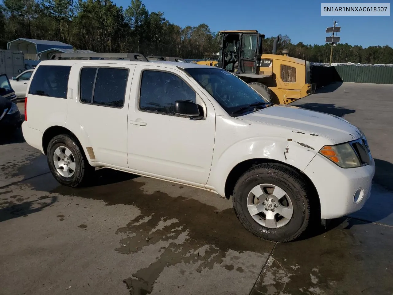 2010 Nissan Pathfinder S VIN: 5N1AR1NNXAC618507 Lot: 75807334