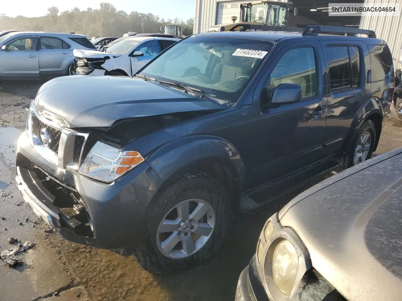 2010 Nissan Pathfinder S VIN: 5N1AR1NB0AC604654 Lot: 77452224