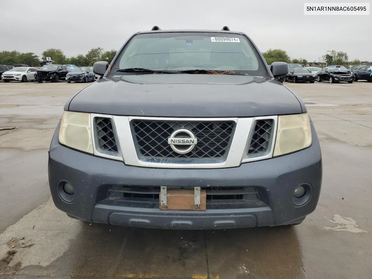 2010 Nissan Pathfinder S VIN: 5N1AR1NN8AC605495 Lot: 80099074