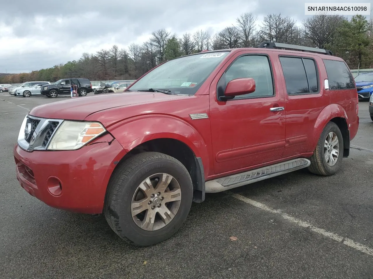 2010 Nissan Pathfinder S VIN: 5N1AR1NB4AC610098 Lot: 80131424