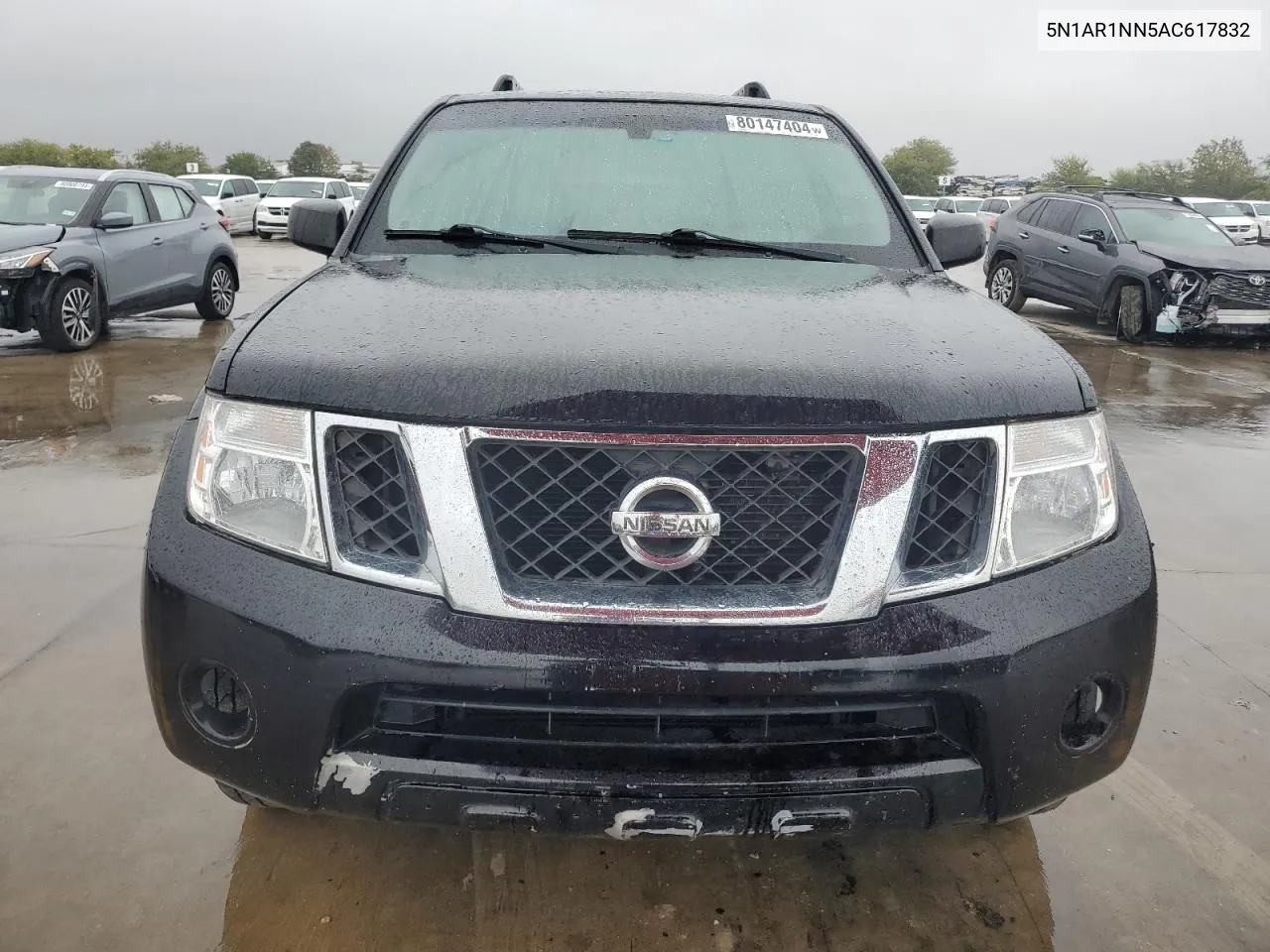 2010 Nissan Pathfinder S VIN: 5N1AR1NN5AC617832 Lot: 80147404