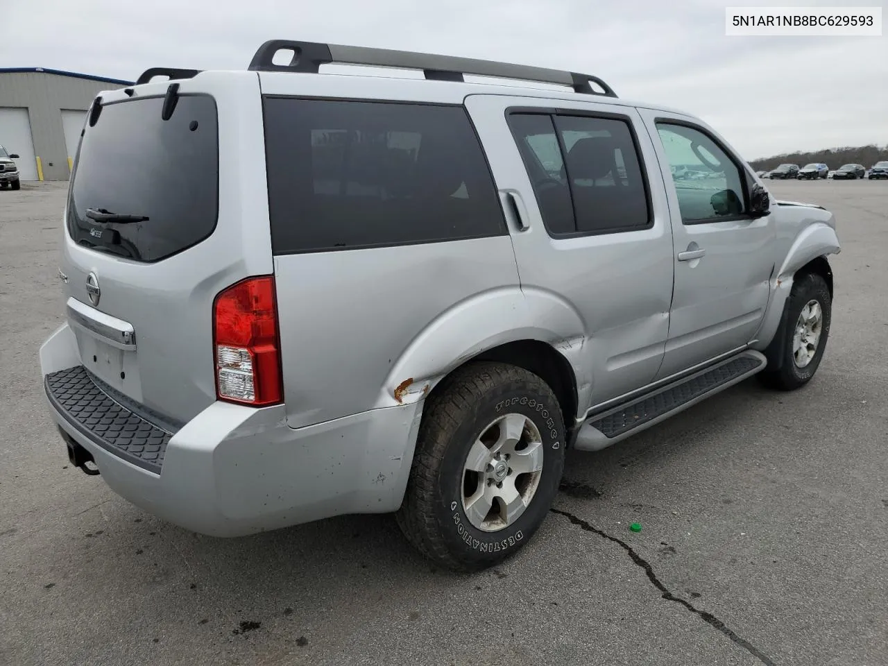 2011 Nissan Pathfinder S VIN: 5N1AR1NB8BC629593 Lot: 48320294