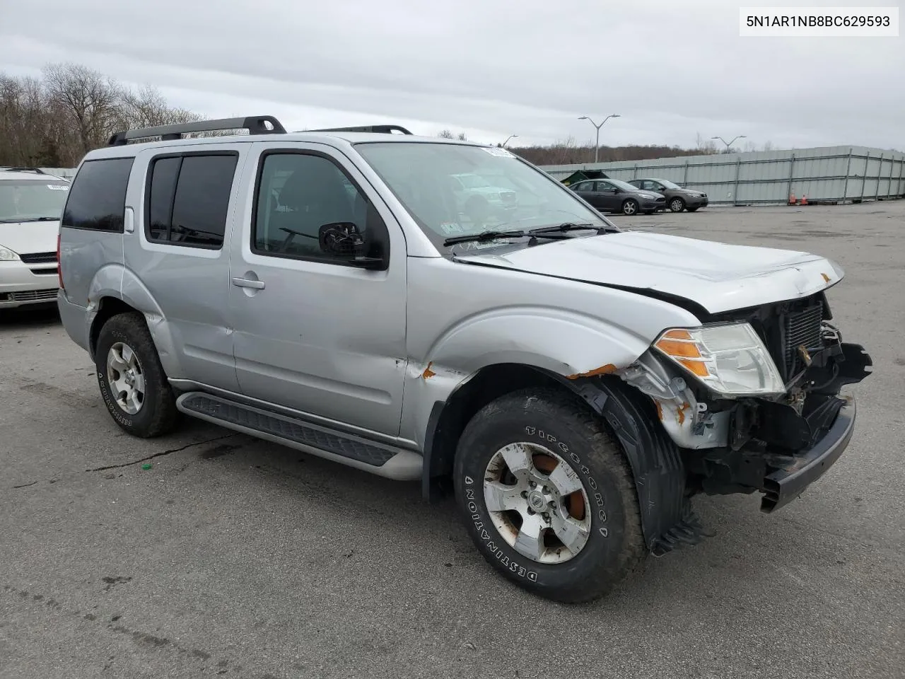 2011 Nissan Pathfinder S VIN: 5N1AR1NB8BC629593 Lot: 48320294