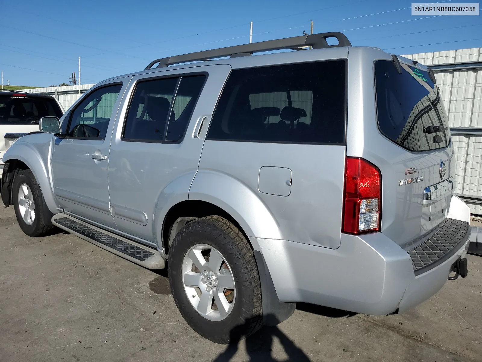 2011 Nissan Pathfinder S VIN: 5N1AR1NB8BC607058 Lot: 57080244