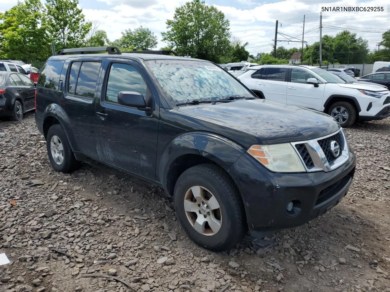 2011 Nissan Pathfinder S VIN: 5N1AR1NBXBC629255 Lot: 58459794