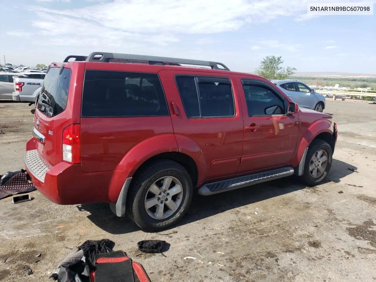 2011 Nissan Pathfinder S VIN: 5N1AR1NB9BC607098 Lot: 65464204