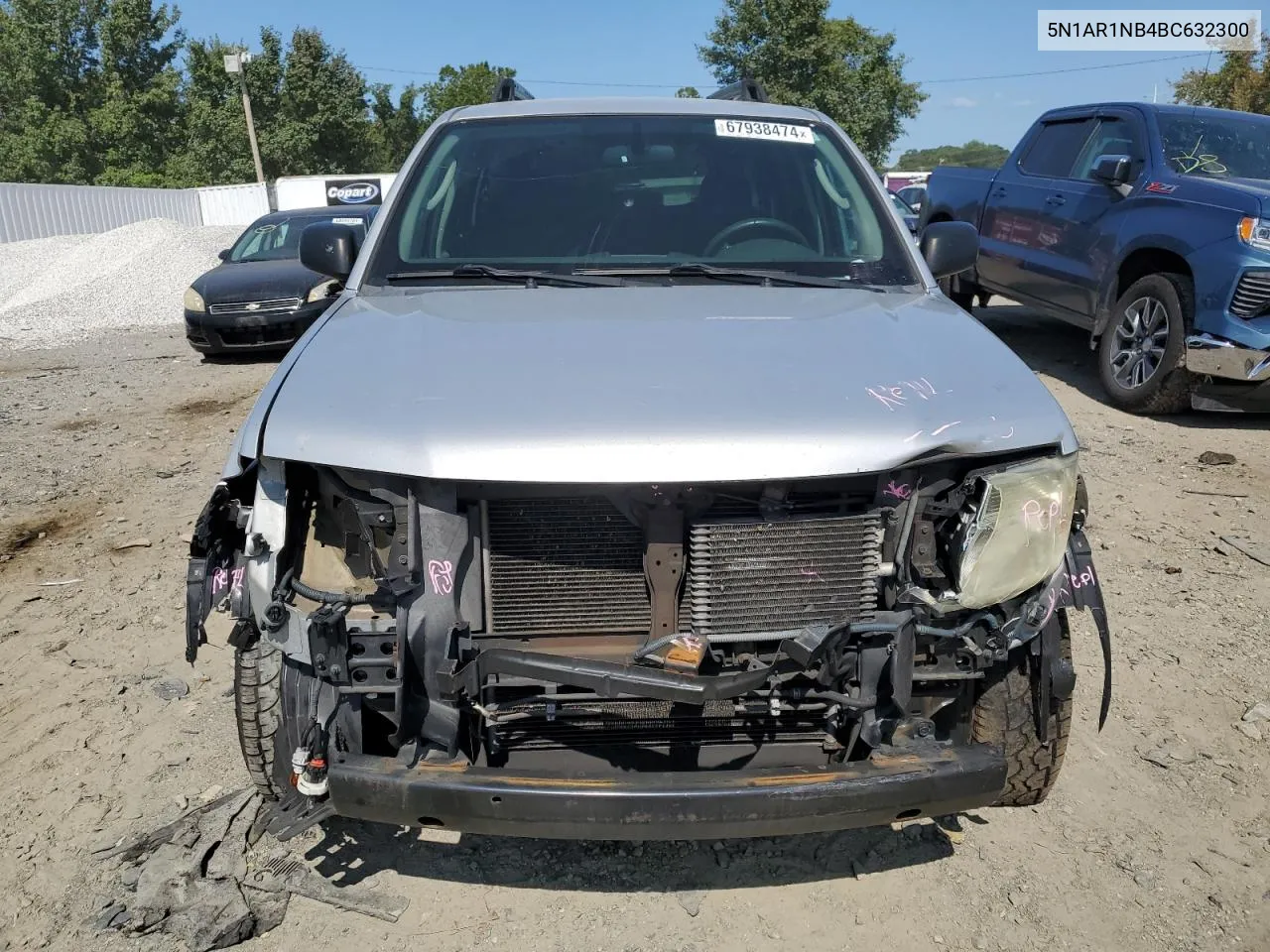 2011 Nissan Pathfinder S VIN: 5N1AR1NB4BC632300 Lot: 67938474