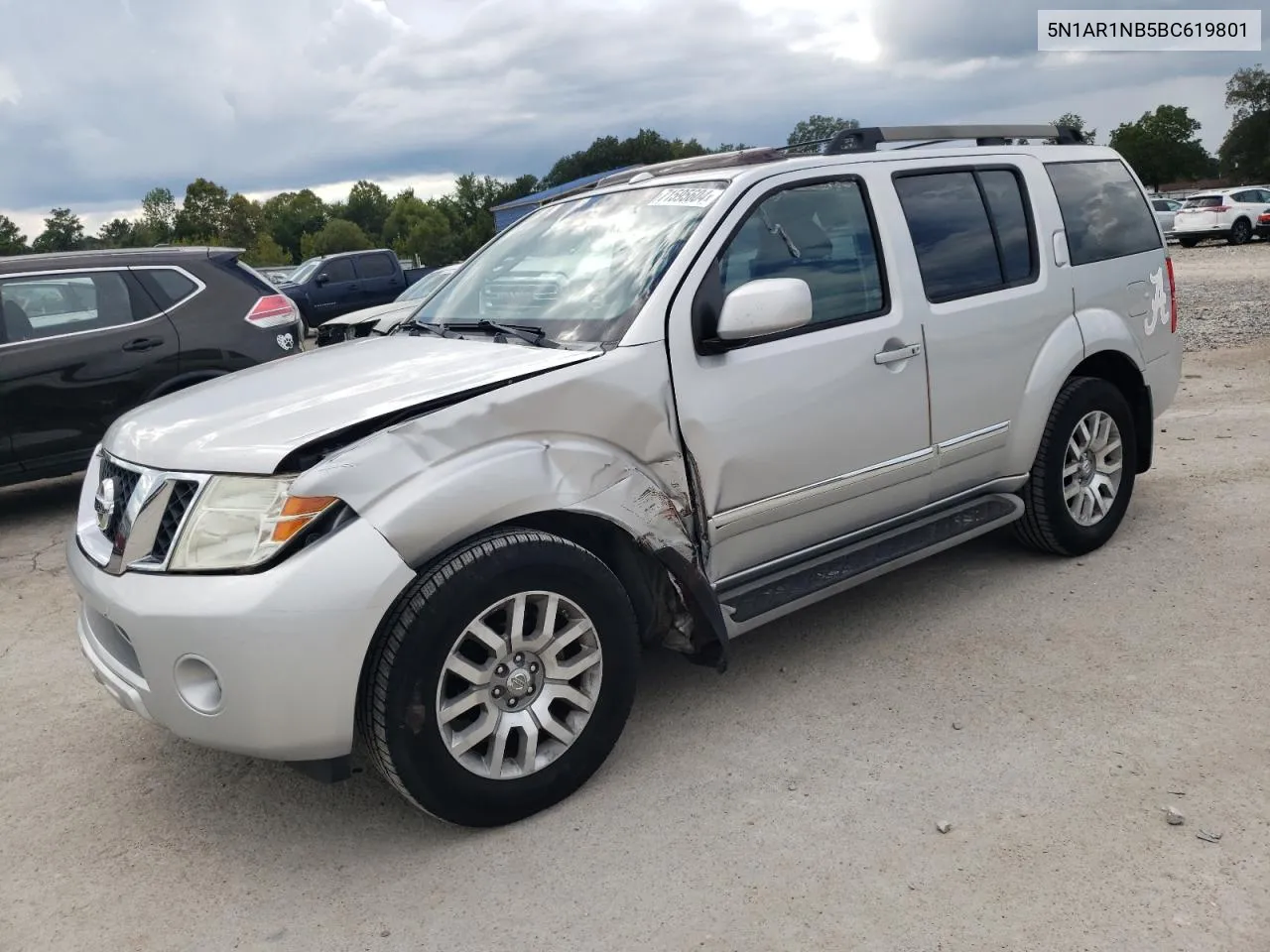 5N1AR1NB5BC619801 2011 Nissan Pathfinder S