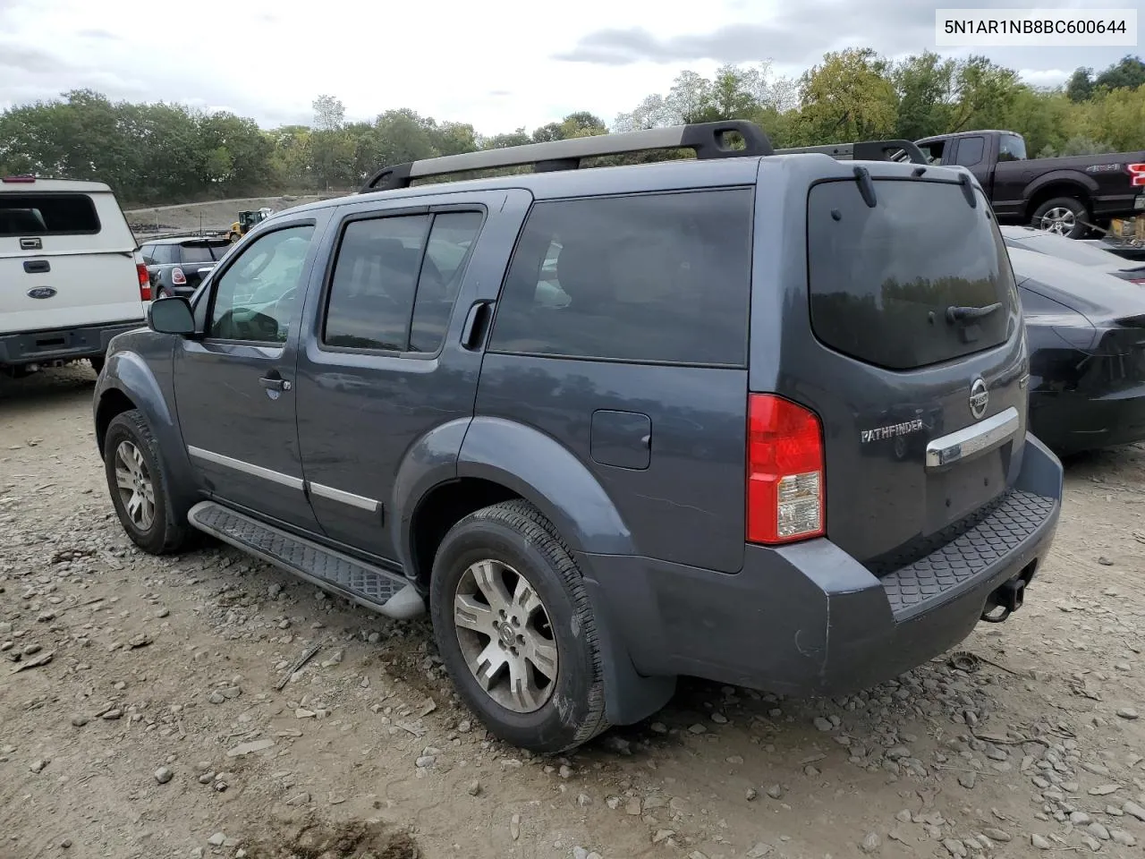 2011 Nissan Pathfinder S VIN: 5N1AR1NB8BC600644 Lot: 72272434