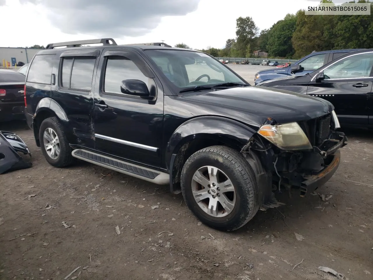 2011 Nissan Pathfinder S VIN: 5N1AR1NB1BC615065 Lot: 72987074