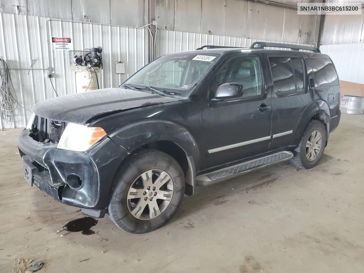 2011 Nissan Pathfinder S VIN: 5N1AR1NB3BC615200 Lot: 73343314