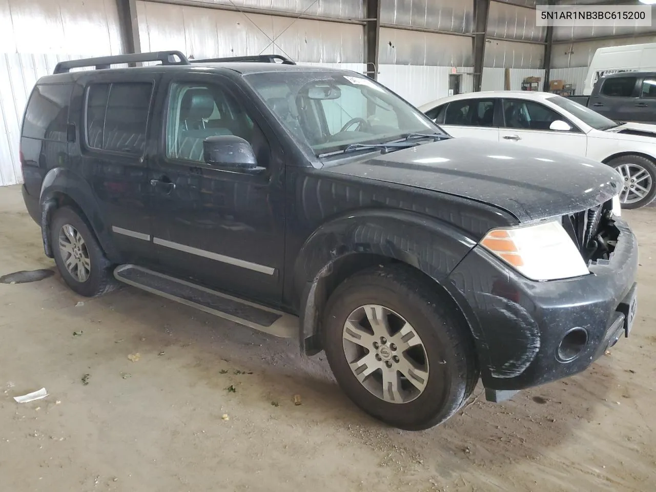 2011 Nissan Pathfinder S VIN: 5N1AR1NB3BC615200 Lot: 73343314