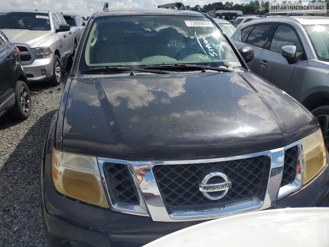 5N1AR1NN3BC611447 2011 Nissan Pathfinder S