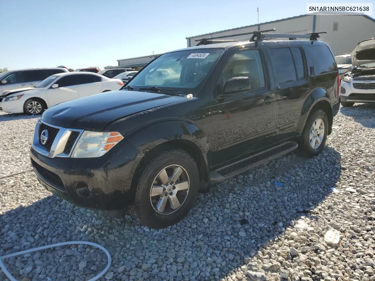 2011 Nissan Pathfinder S VIN: 5N1AR1NN5BC621638 Lot: 74964624