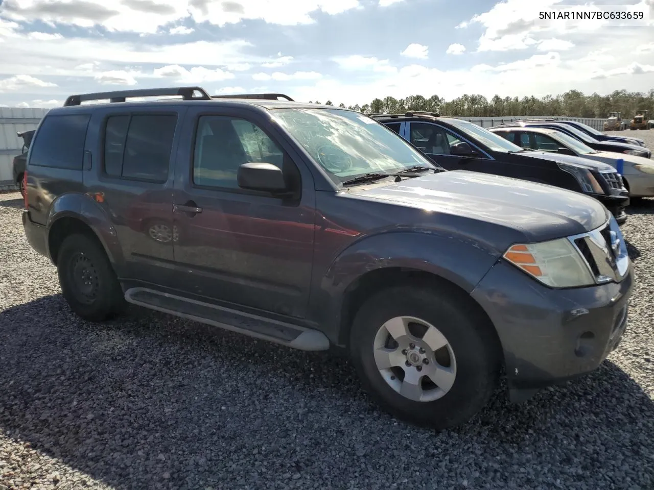 5N1AR1NN7BC633659 2011 Nissan Pathfinder S