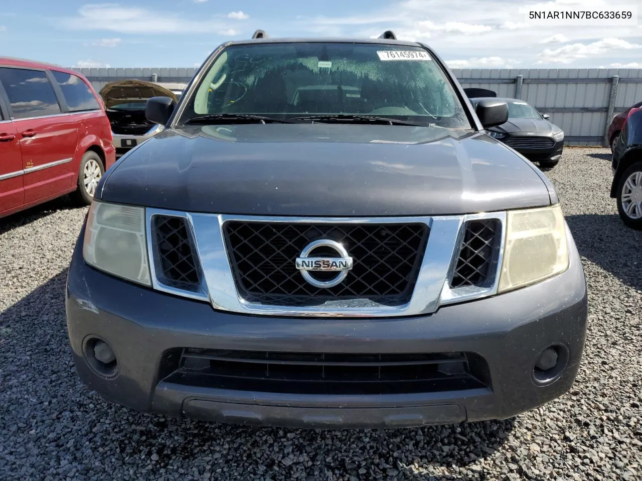 2011 Nissan Pathfinder S VIN: 5N1AR1NN7BC633659 Lot: 76145974