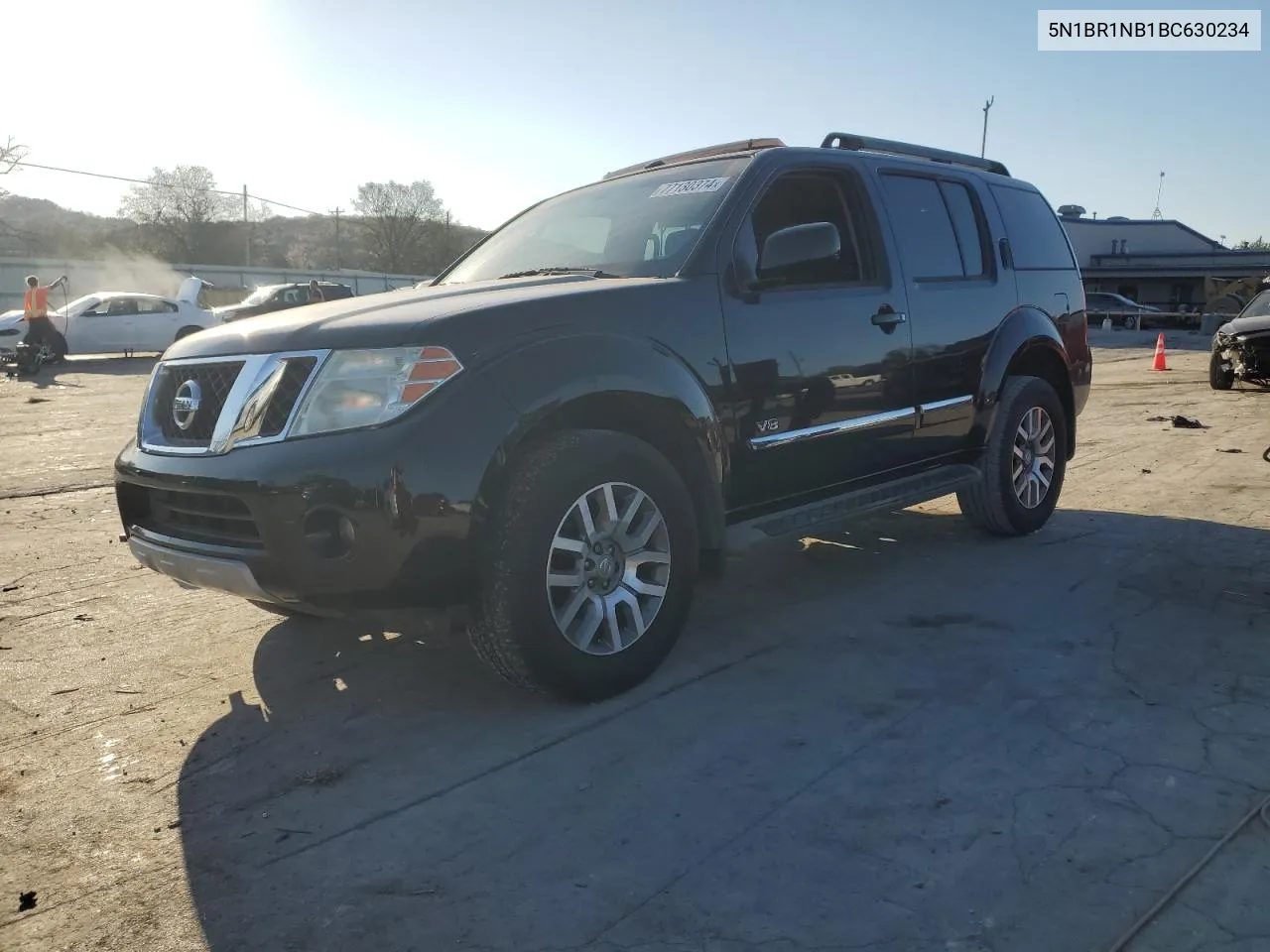 2011 Nissan Pathfinder Le VIN: 5N1BR1NB1BC630234 Lot: 77130374