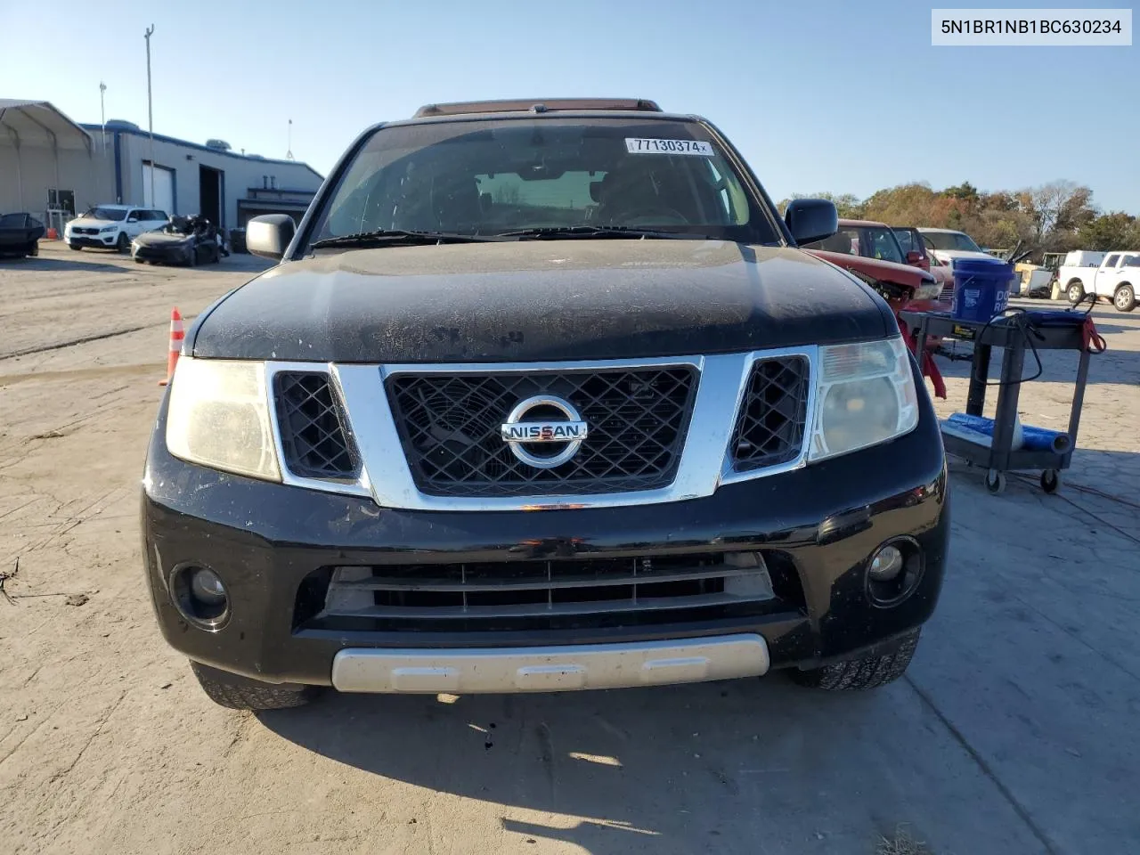 2011 Nissan Pathfinder Le VIN: 5N1BR1NB1BC630234 Lot: 77130374