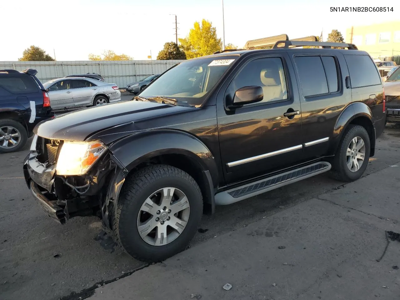 2011 Nissan Pathfinder S VIN: 5N1AR1NB2BC608514 Lot: 77374334