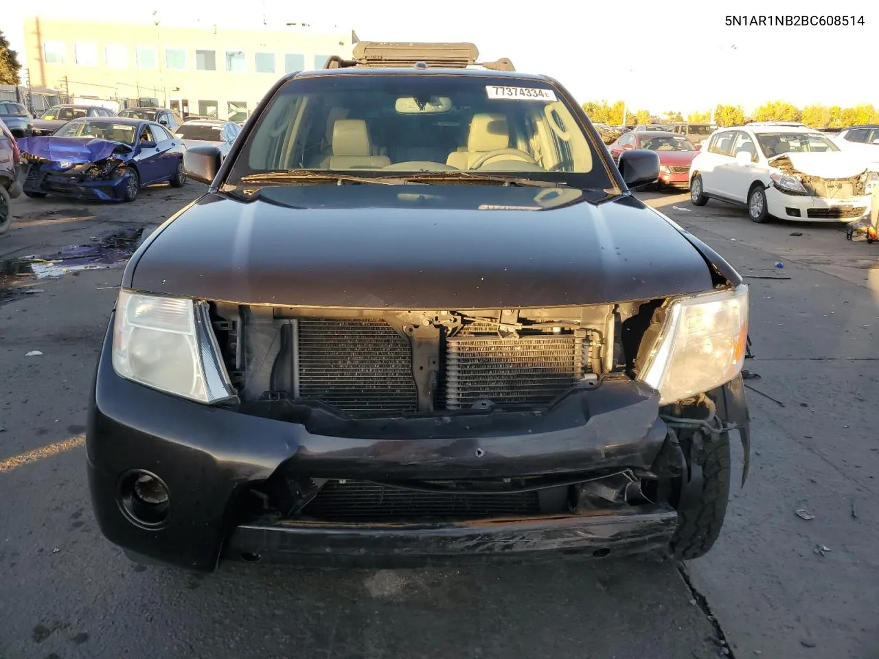 2011 Nissan Pathfinder S VIN: 5N1AR1NB2BC608514 Lot: 77374334