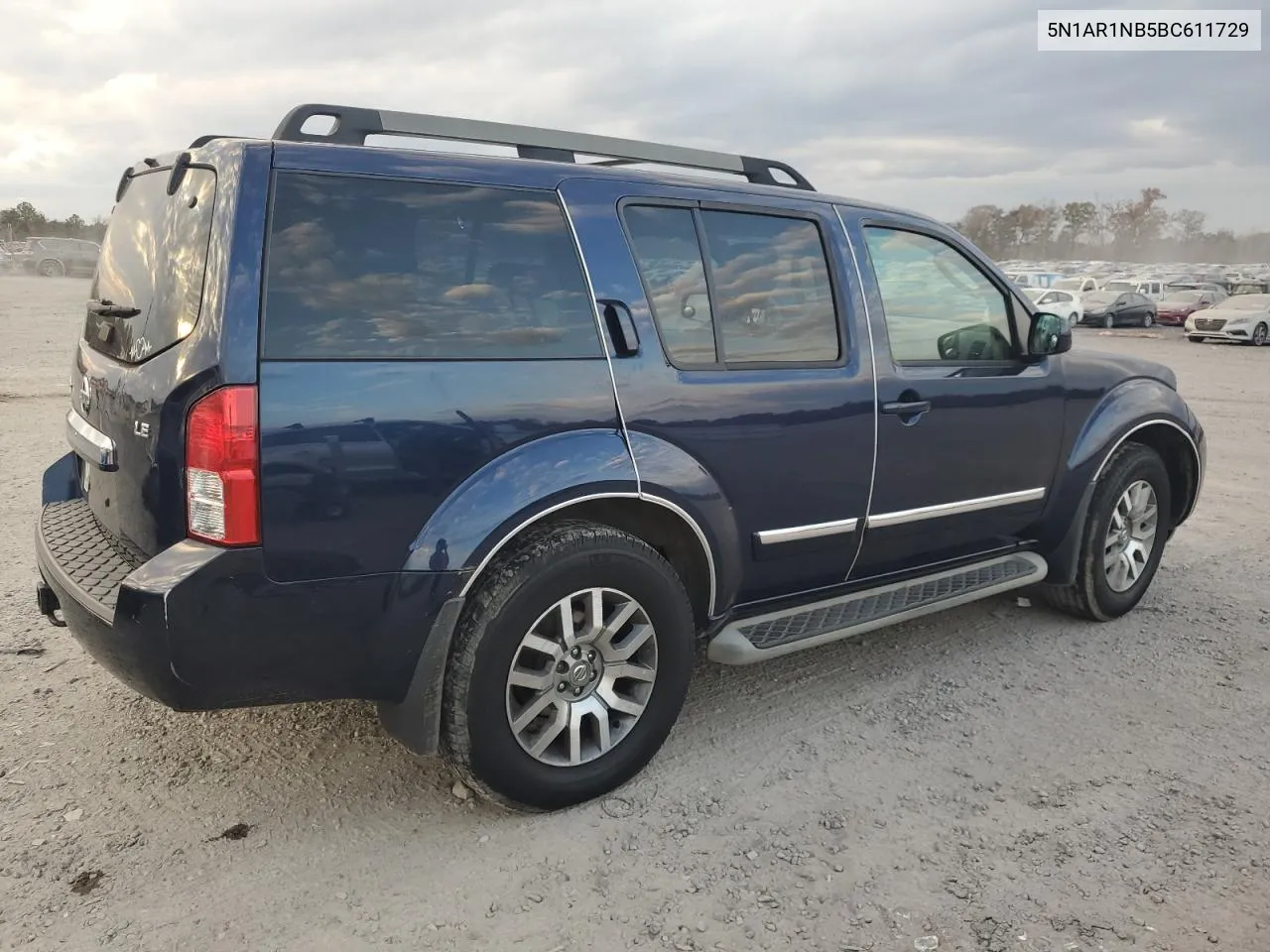 2011 Nissan Pathfinder S VIN: 5N1AR1NB5BC611729 Lot: 79731184