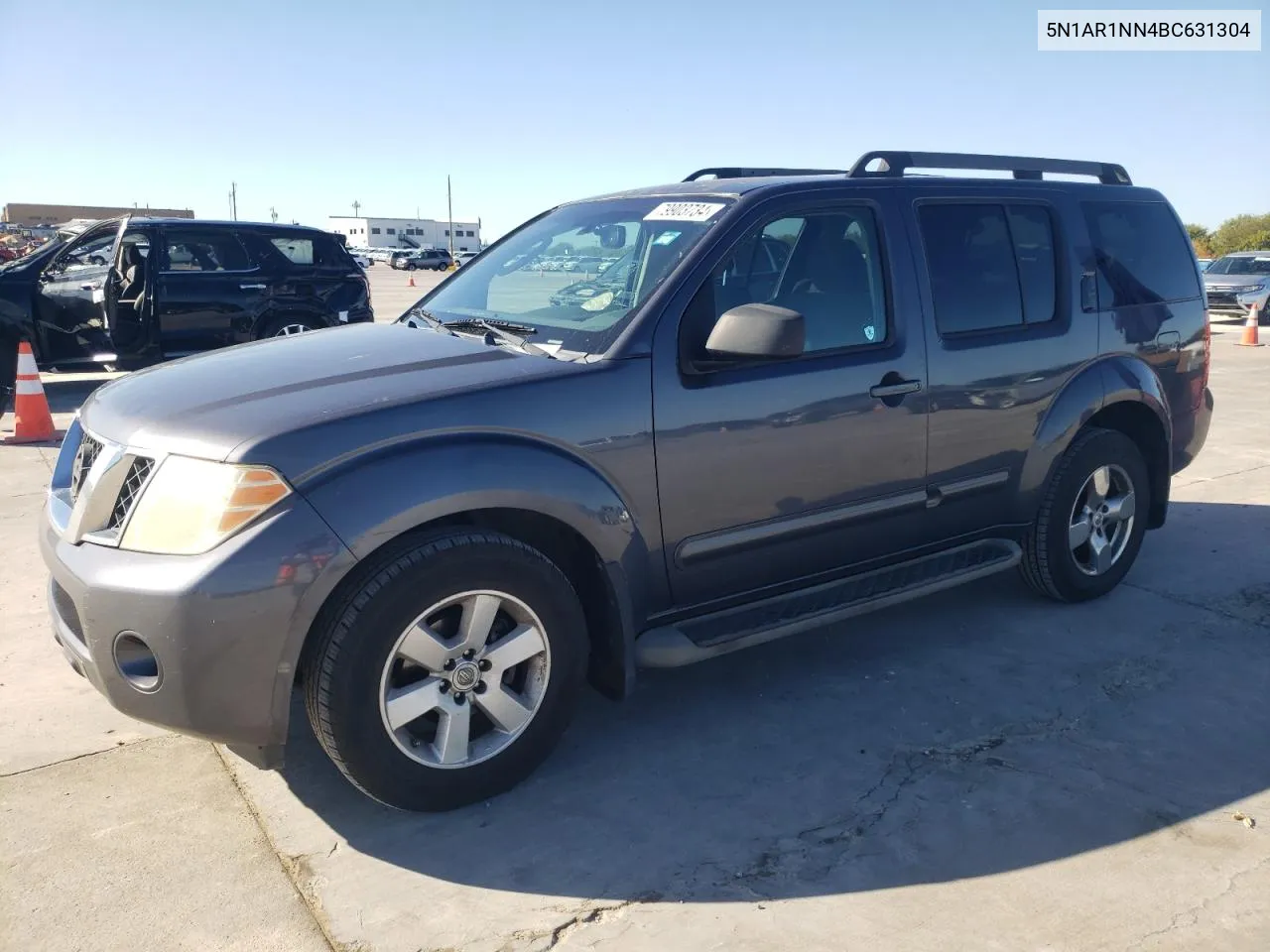 2011 Nissan Pathfinder S VIN: 5N1AR1NN4BC631304 Lot: 79903734