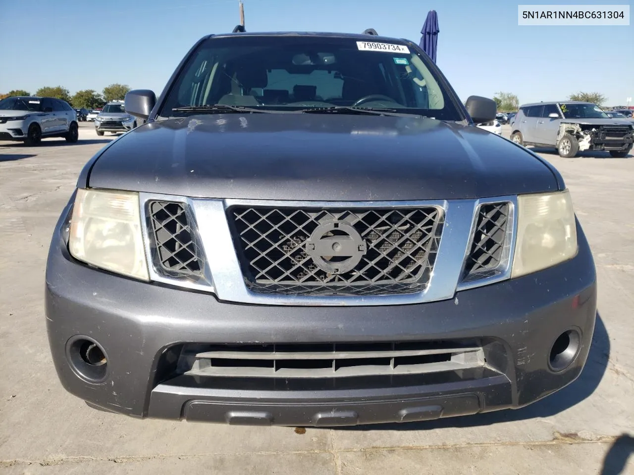 2011 Nissan Pathfinder S VIN: 5N1AR1NN4BC631304 Lot: 79903734