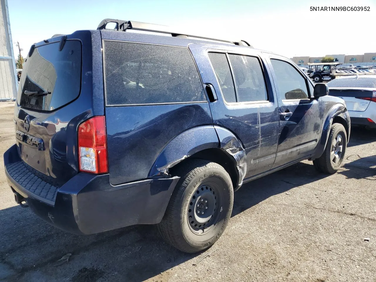 2011 Nissan Pathfinder S VIN: 5N1AR1NN9BC603952 Lot: 80150634