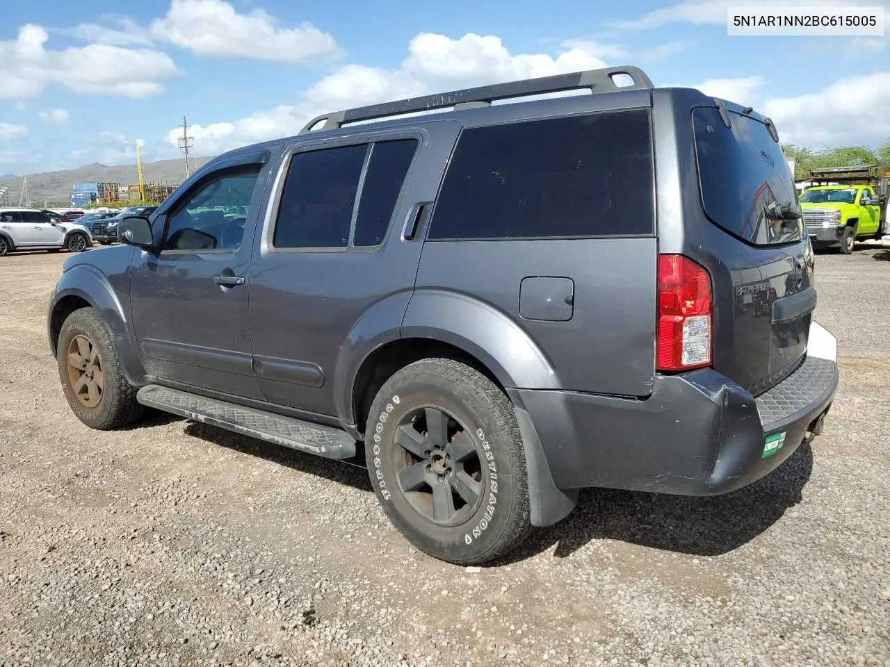 2011 Nissan Pathfinder S VIN: 5N1AR1NN2BC615005 Lot: 80978124