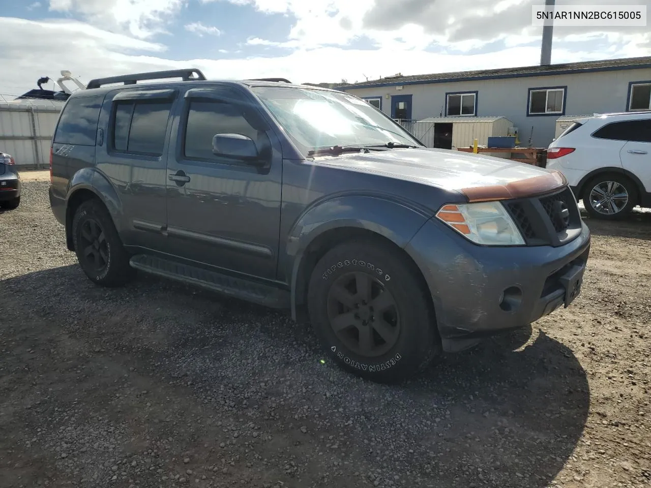 2011 Nissan Pathfinder S VIN: 5N1AR1NN2BC615005 Lot: 80978124