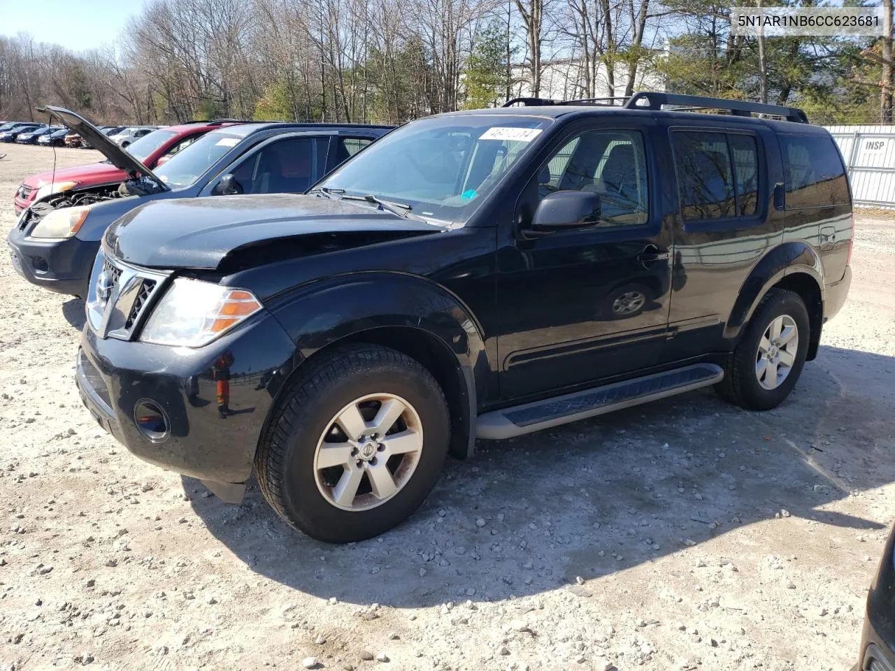 2012 Nissan Pathfinder S VIN: 5N1AR1NB6CC623681 Lot: 46469514