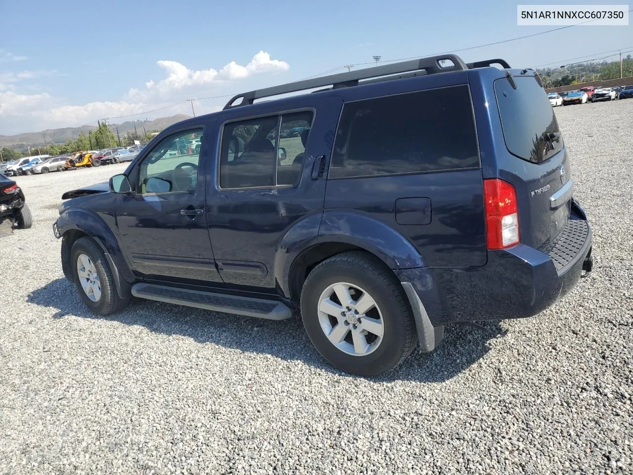 2012 Nissan Pathfinder S VIN: 5N1AR1NNXCC607350 Lot: 54325034