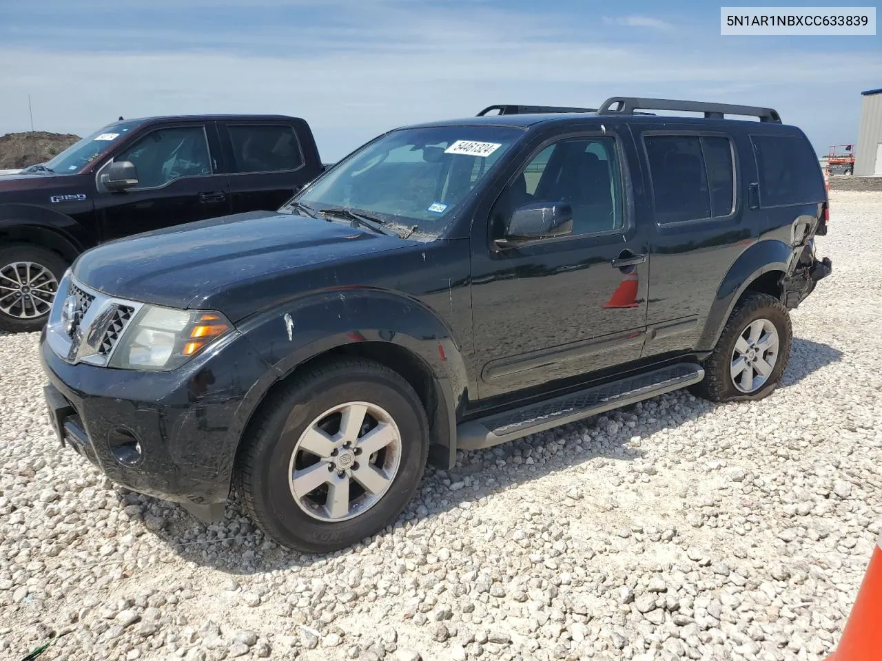 2012 Nissan Pathfinder S VIN: 5N1AR1NBXCC633839 Lot: 54461324